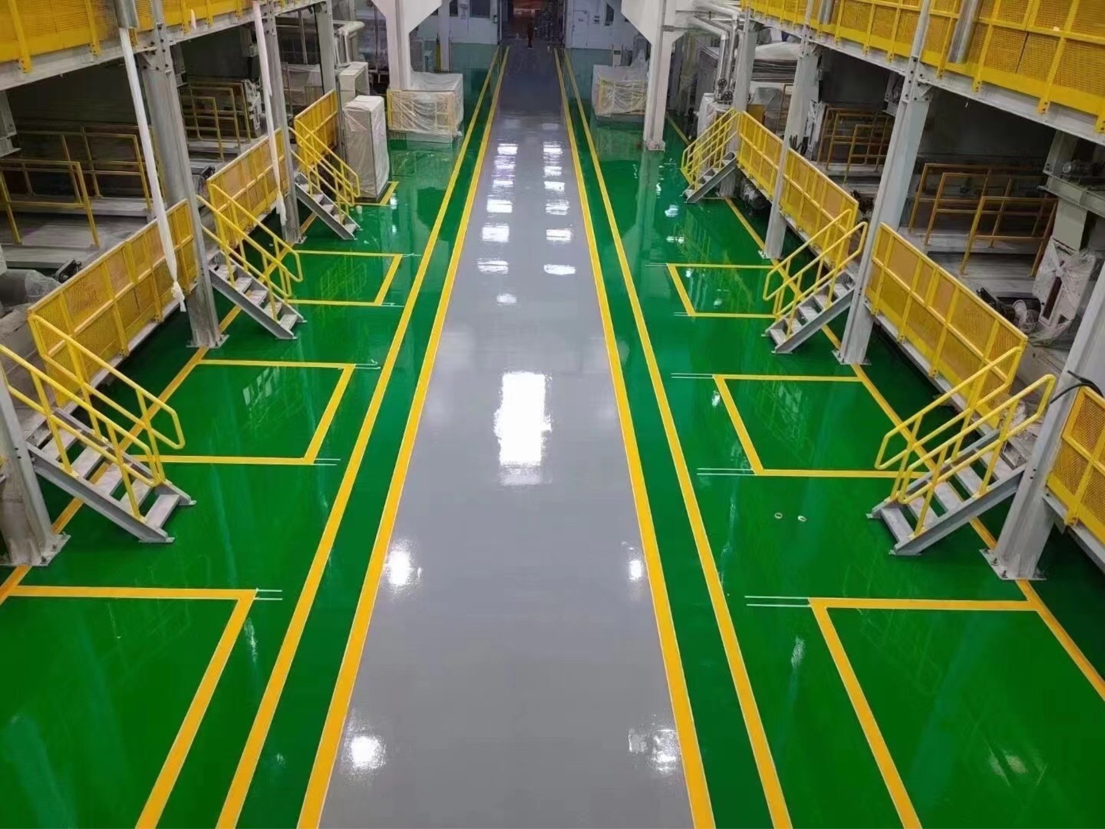 彩田BA-505C防靜電自流平地坪面漆-電子廠房、設備制造車間